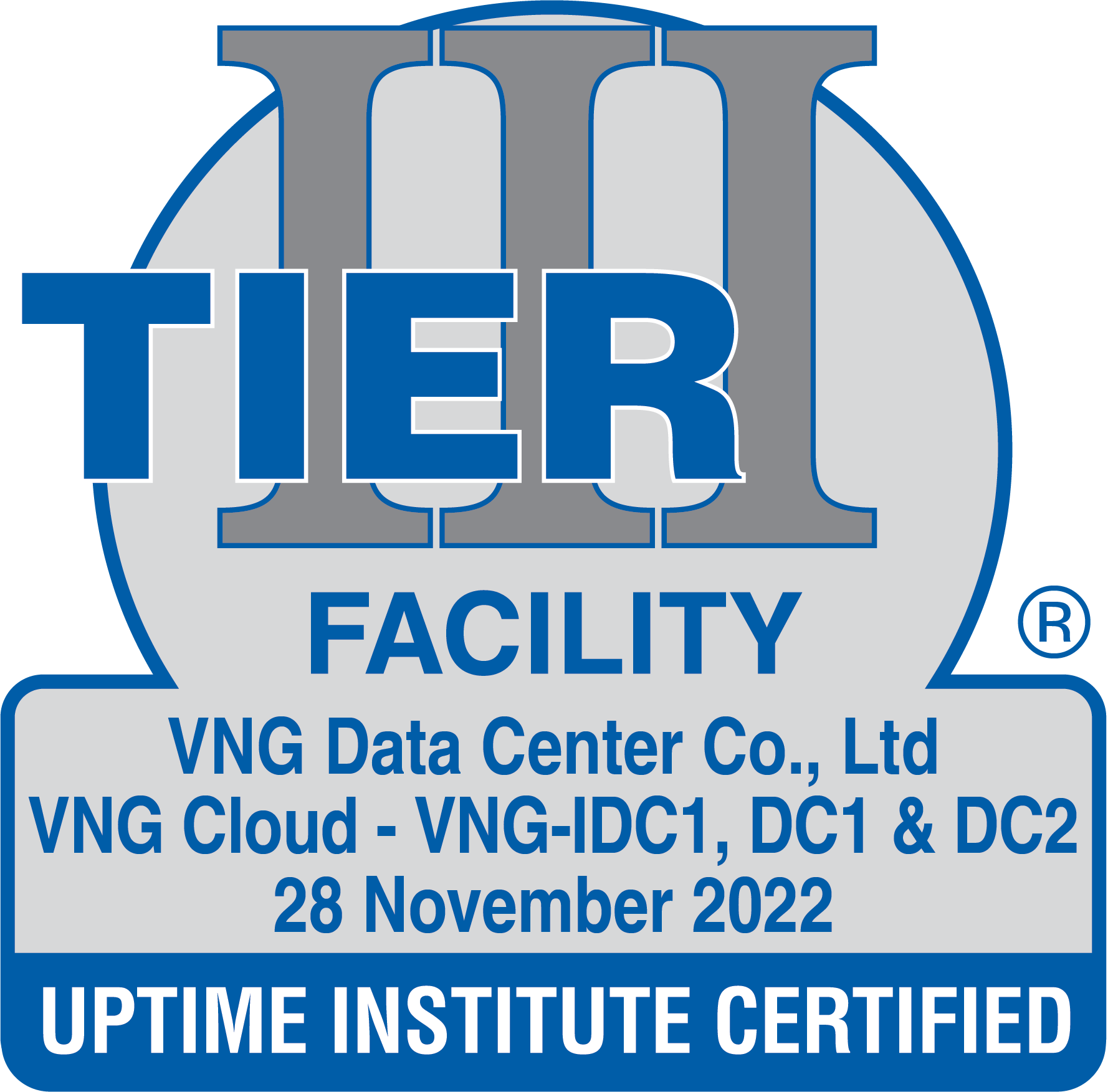 Trung tâm dữ liệu HiTechCloud – Uptime Institute Tier III Facility Certified
