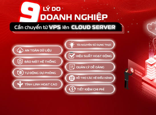 9 lý do doanh nghiệp cần chuyển từ VPS lên Cloud Server