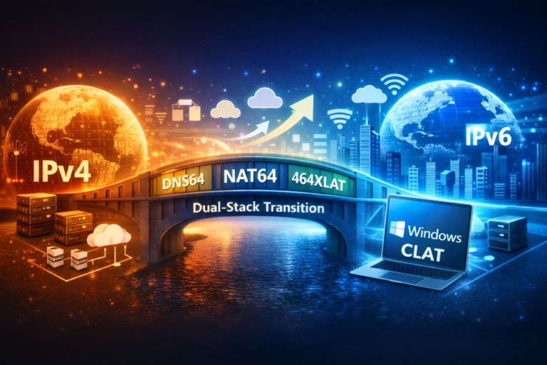 Microsoft hỗ trợ CLAT – bước tiến mới cho chuyển đổi sang IPv6 Only